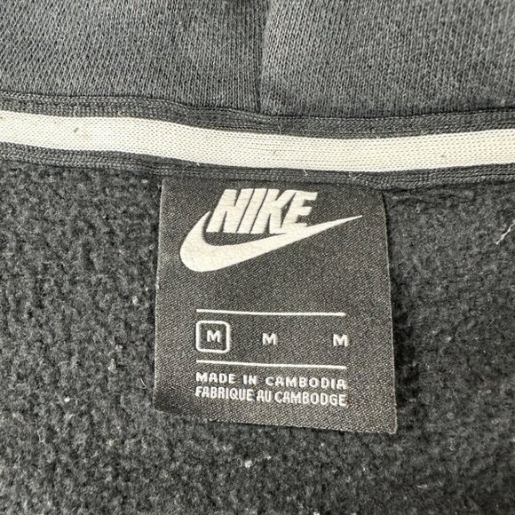 Nike Air Black Full Zip Hoodie Men’s Size M - Picture 12 of 15